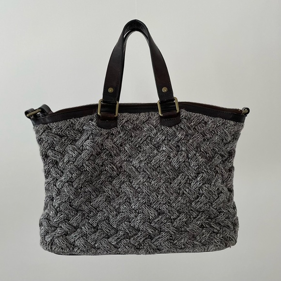 UGG Cable Knit 🧶 Satchel in Gray - Picture 4 of 12